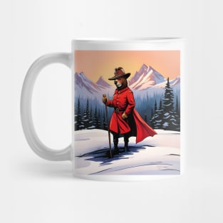 Teddy Canadian Mountie Mug